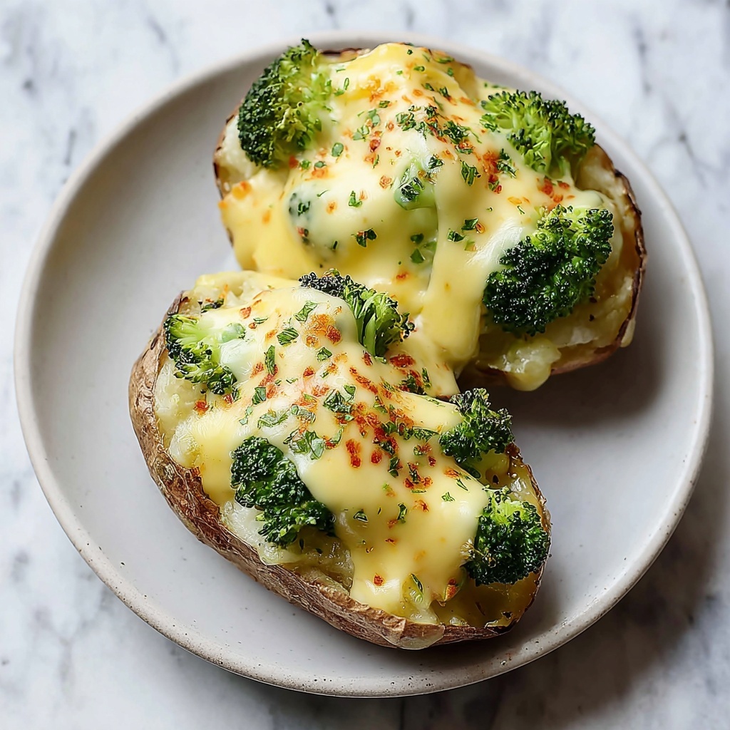 Broccoli Cheese Baked Potatoes Recipe - Recipe Image