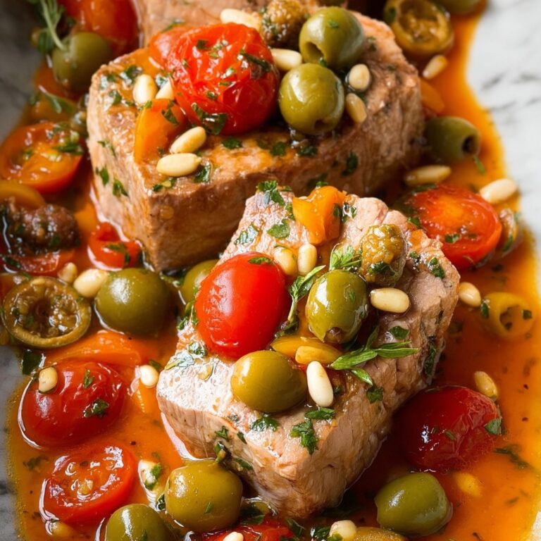Sicilian-Style Tuna with Olives and Capers Recipe