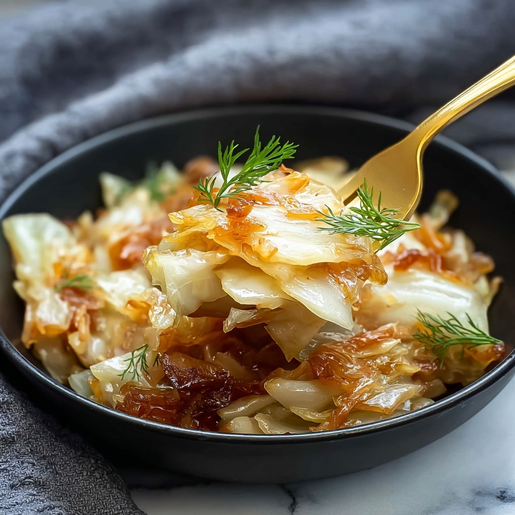 Mom's Braised Cabbage Recipe - Recipe Image