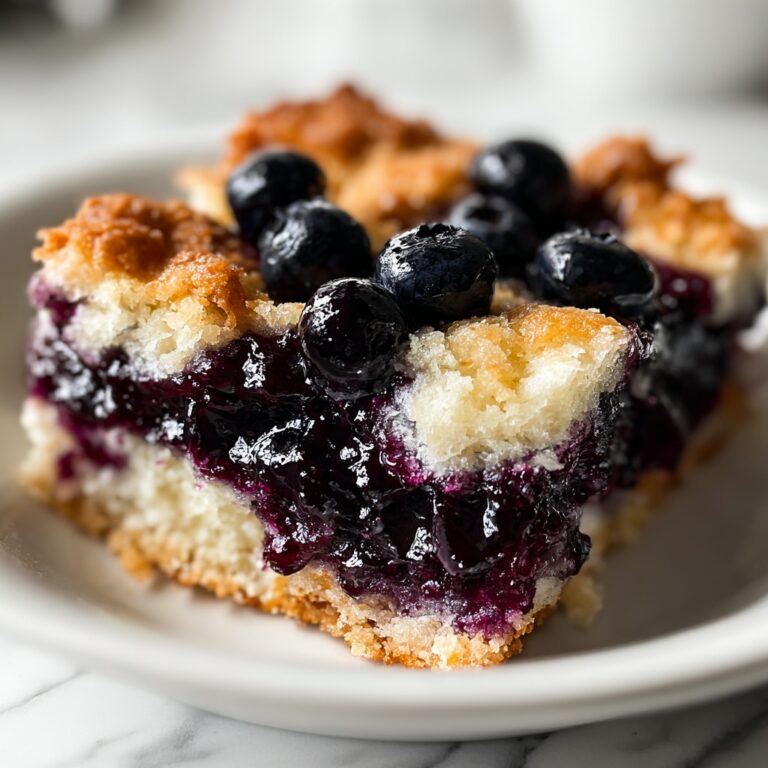 Blueberry Cream Cheese Dump Cake Recipe