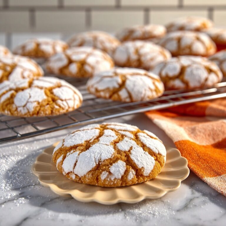 Pumpkin Crinkle Cookies Recipe