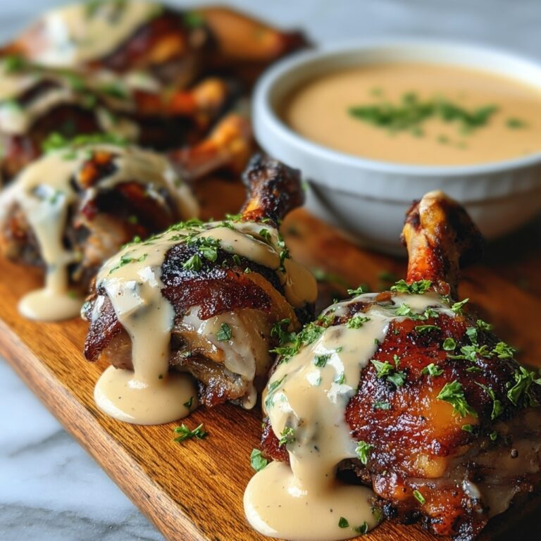 Alfredo Chicken Wings Recipe