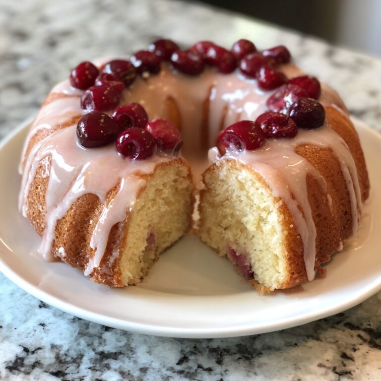 Strawberry Cheesecake Pound Cake Recipe