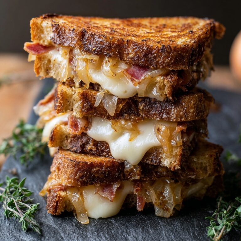 French Onion and Apple Grilled Cheese Recipe