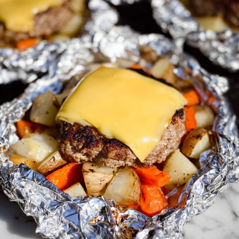 Cheeseburger Hobo Foil Packets Recipe
