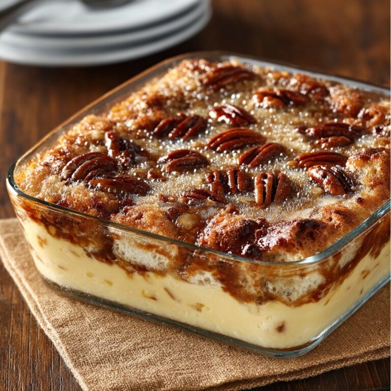 Pecan Pie Bread Pudding Recipe