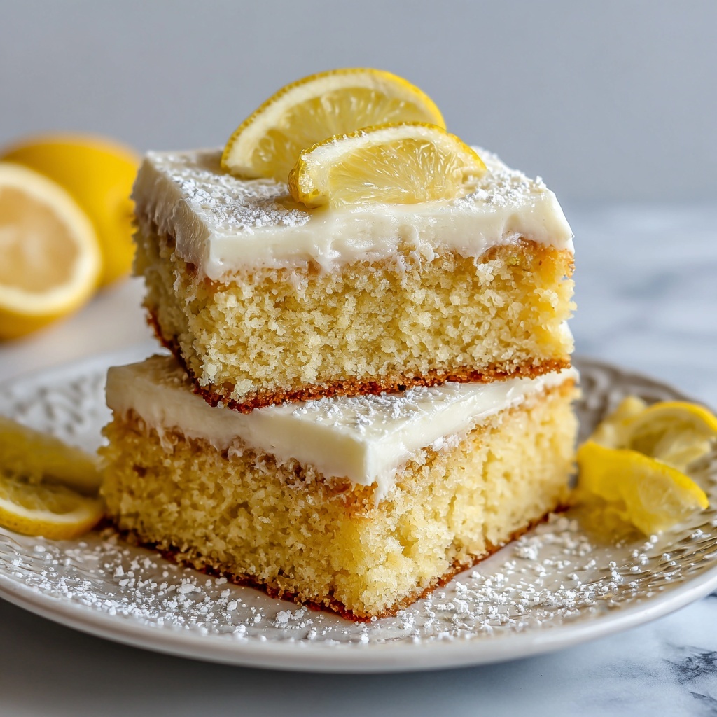 Lemon Gooey Butter Cake Recipe - Recipe Image