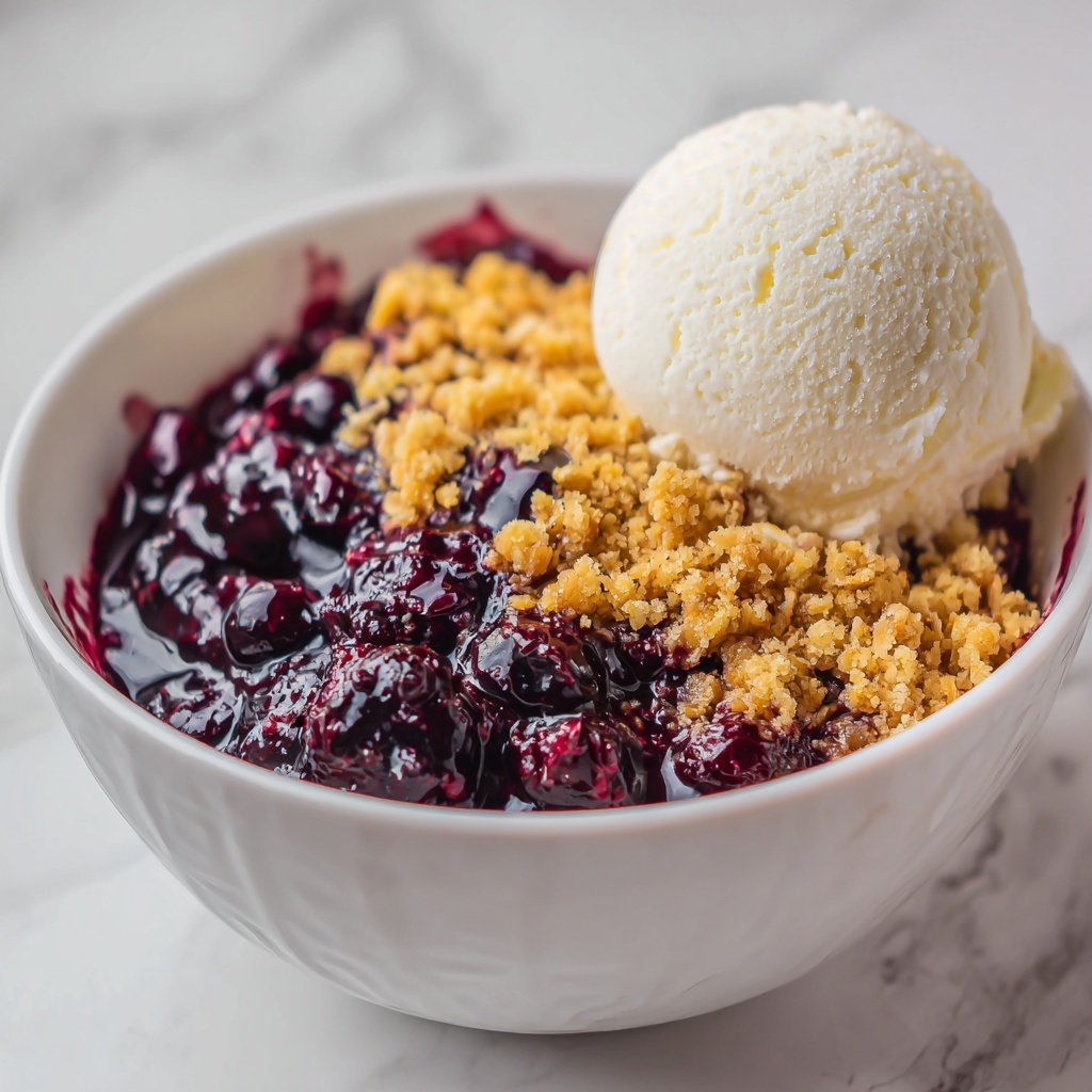 Blueberry Crisp Recipe - Recipe Image