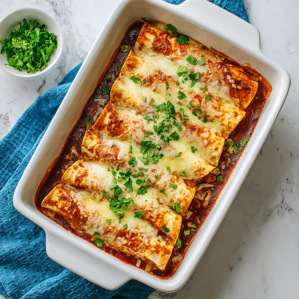 Veggie Black Bean Enchiladas Recipe - Recipe Image