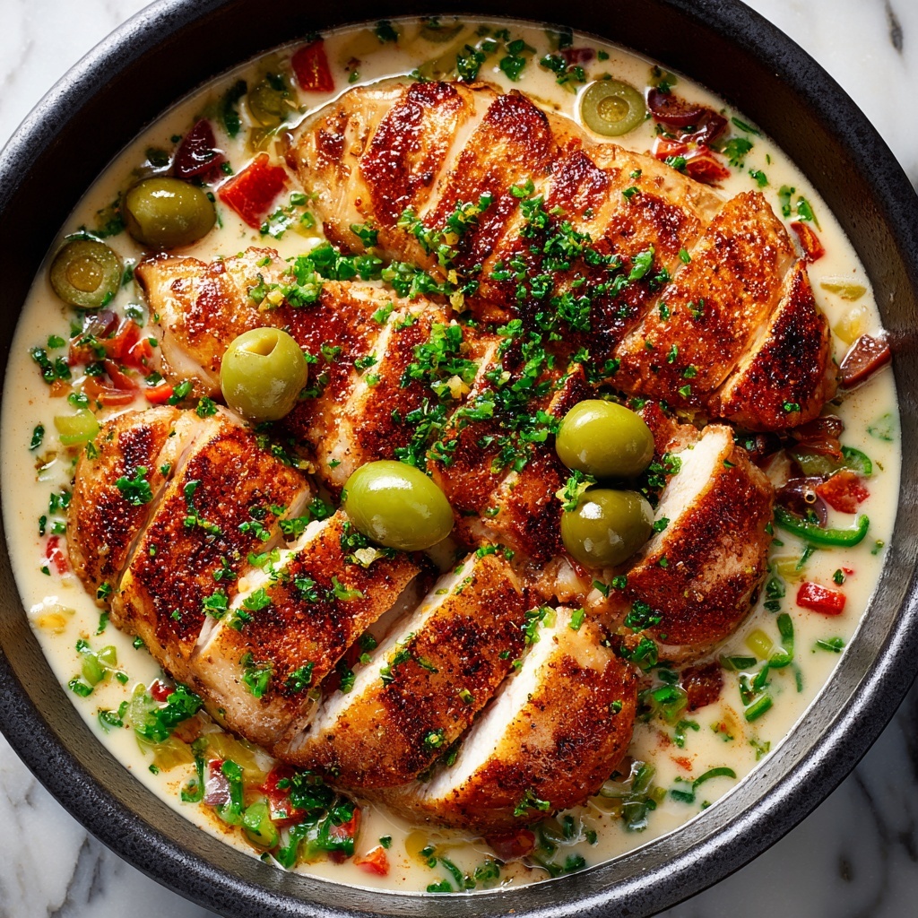 Creamy Pepperoncini Chicken Skillet Recipe - Recipe Image