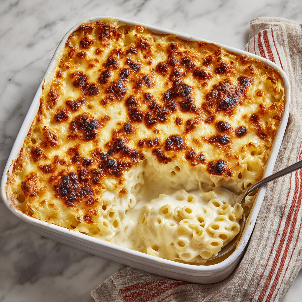 Best Southern Baked Mac and Cheese Recipe - Recipe Image