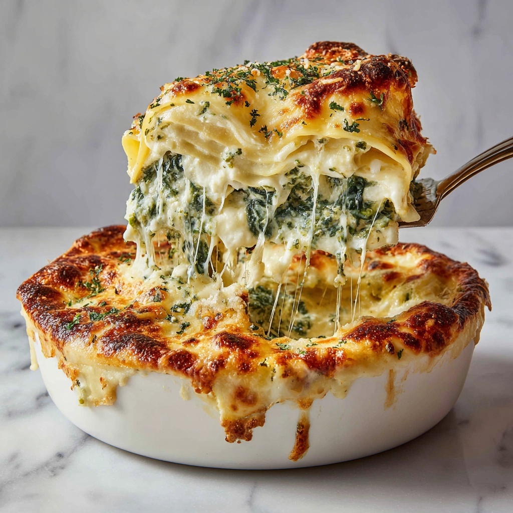 Chicken Alfredo Lasagna Recipe - Recipe Image