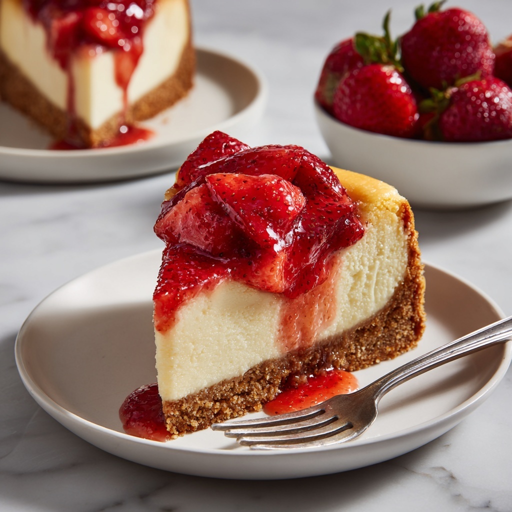 Creamy New York Cheesecake Recipe - Recipe Image