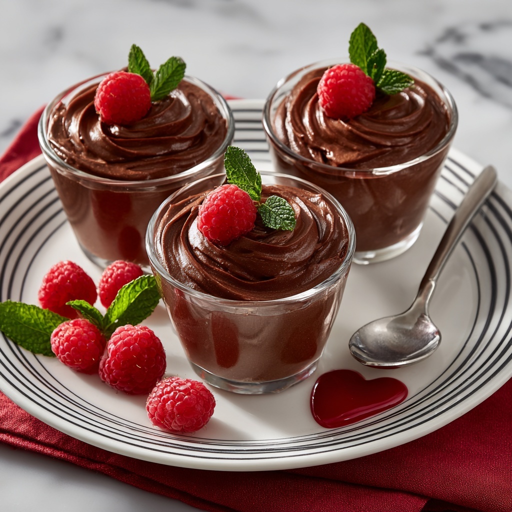 Chocolate Mousse with Raspberry Coulis Recipe - Recipe Image