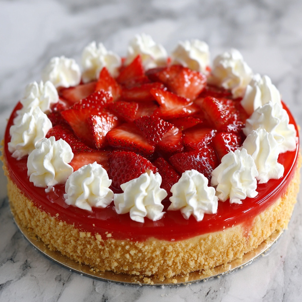 Strawberry Icebox Pie Recipe - Recipe Image