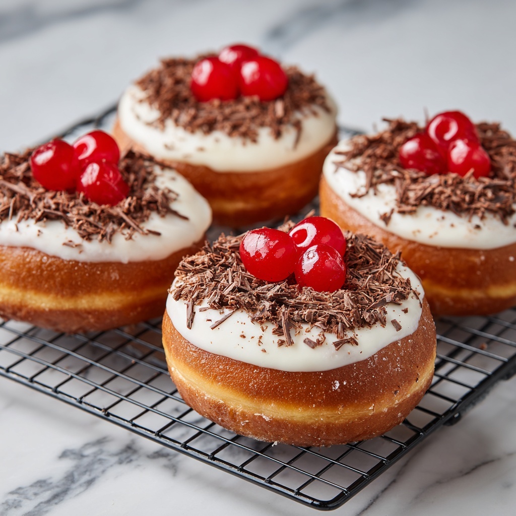 Black Forest Doughnuts Recipe - Recipe Image
