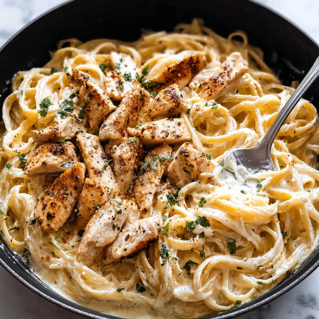 One Pot Cajun Chicken Alfredo Recipe - Recipe Image