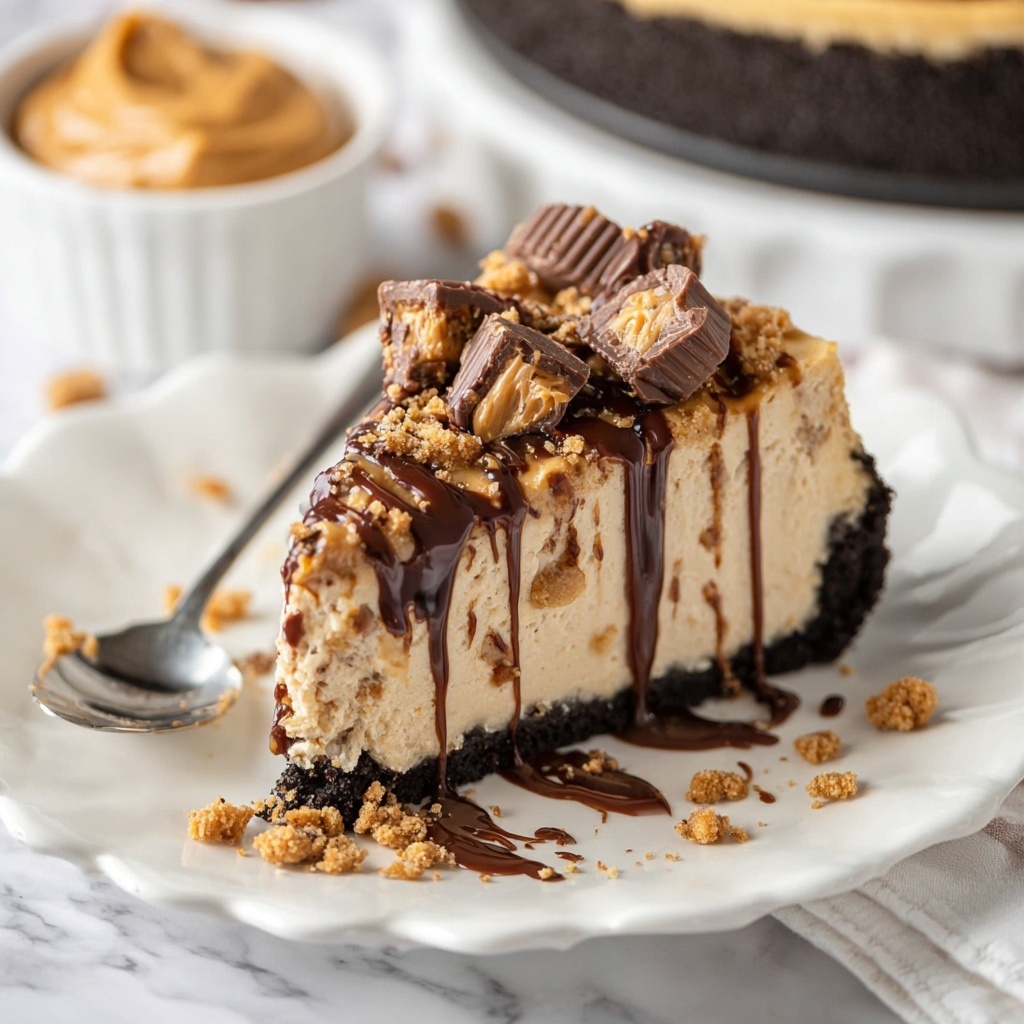 No-Bake Peanut Butter Pie Recipe - Recipe Image