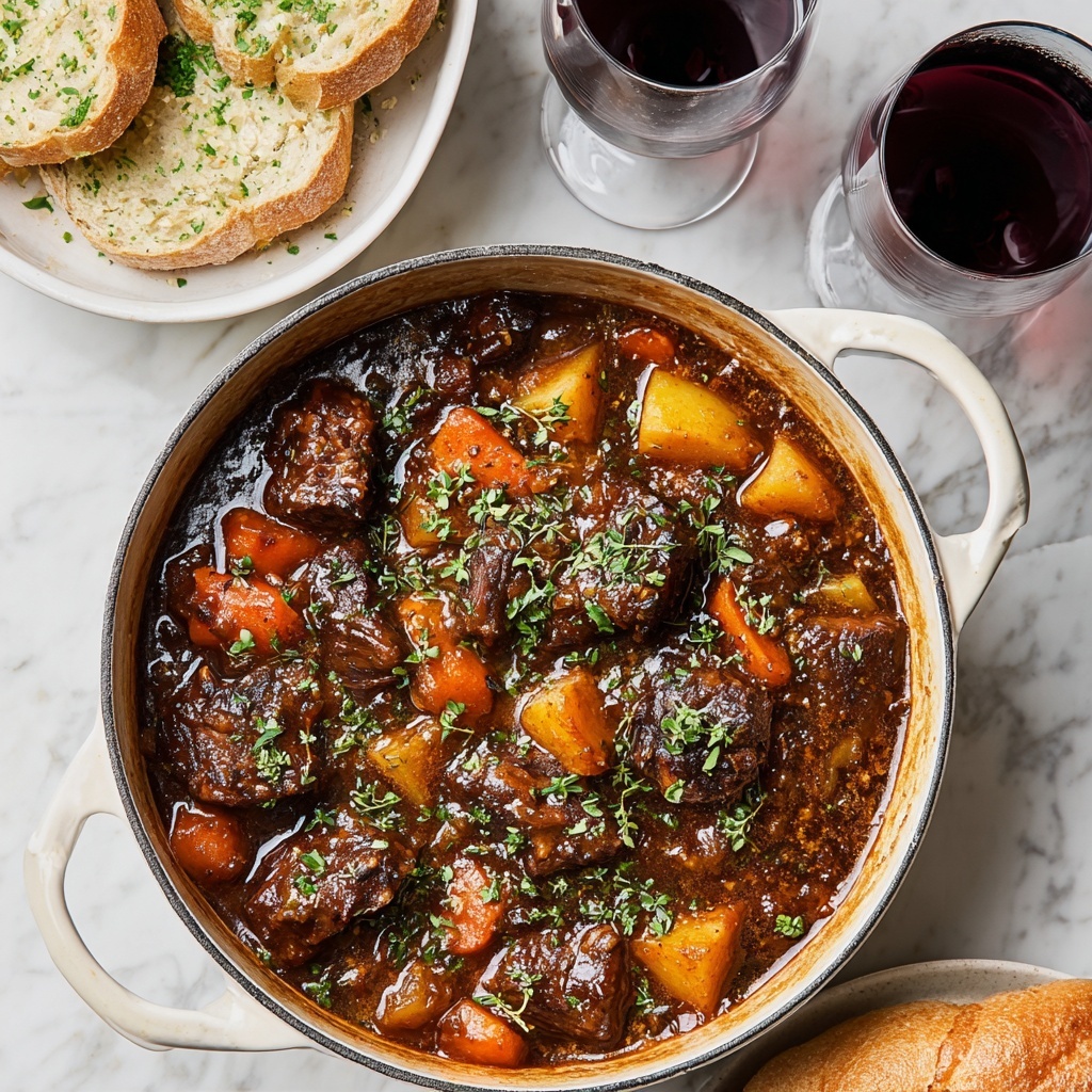 Easy Beef Bourguignon Recipe - Recipe Image