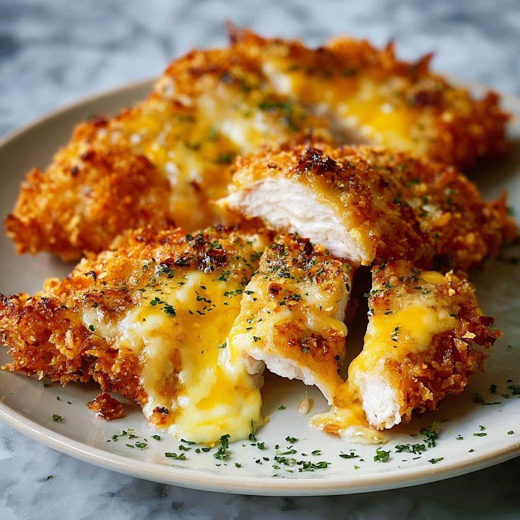 Crispy Cheddar Chicken Recipe - Recipe Image