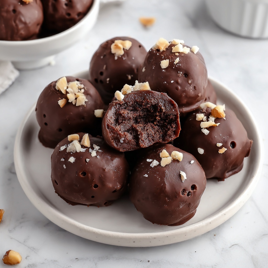 No-Bake Brownie Bites Recipe - Recipe Image