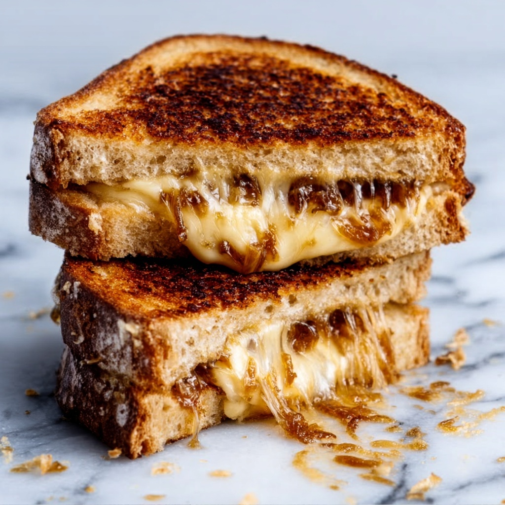 French Onion Grilled Cheese Recipe - Recipe Image