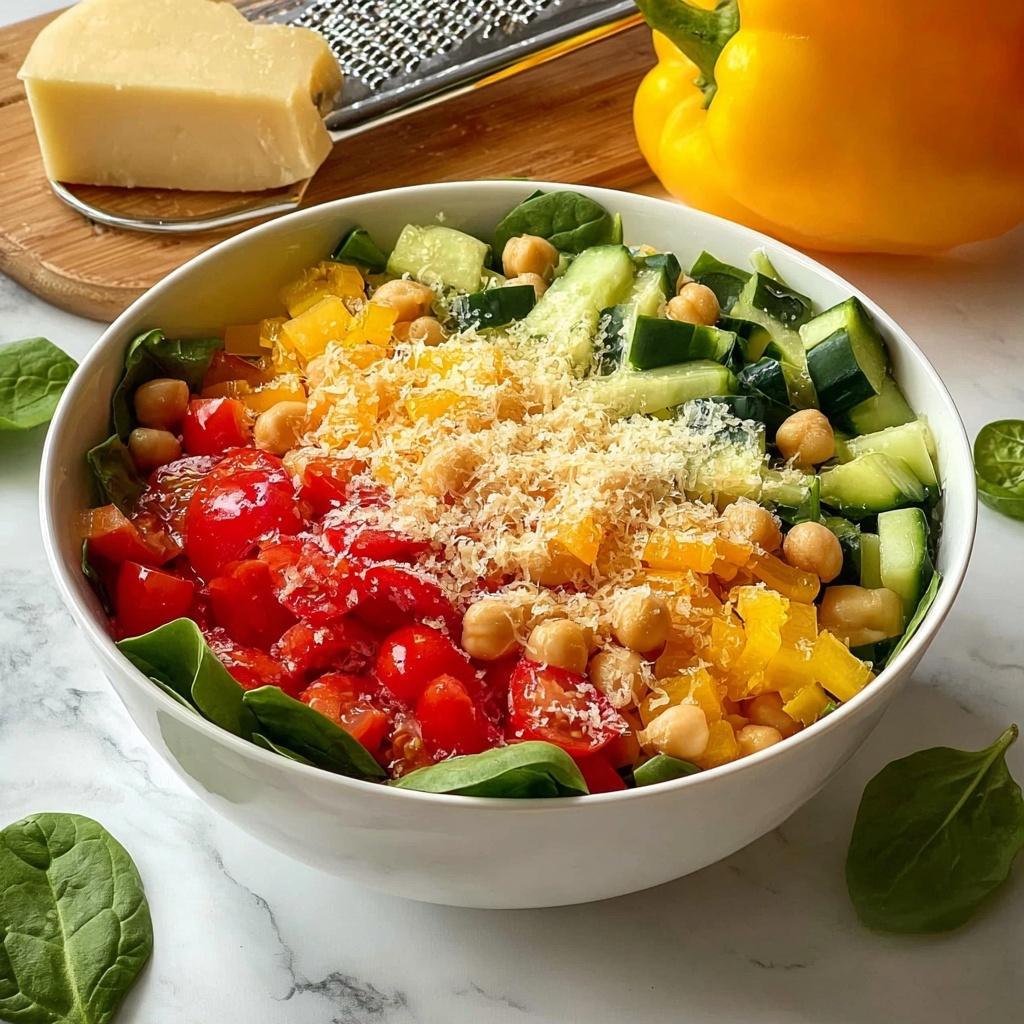 Colorful Summer Chickpea Salad Recipe - Recipe Image