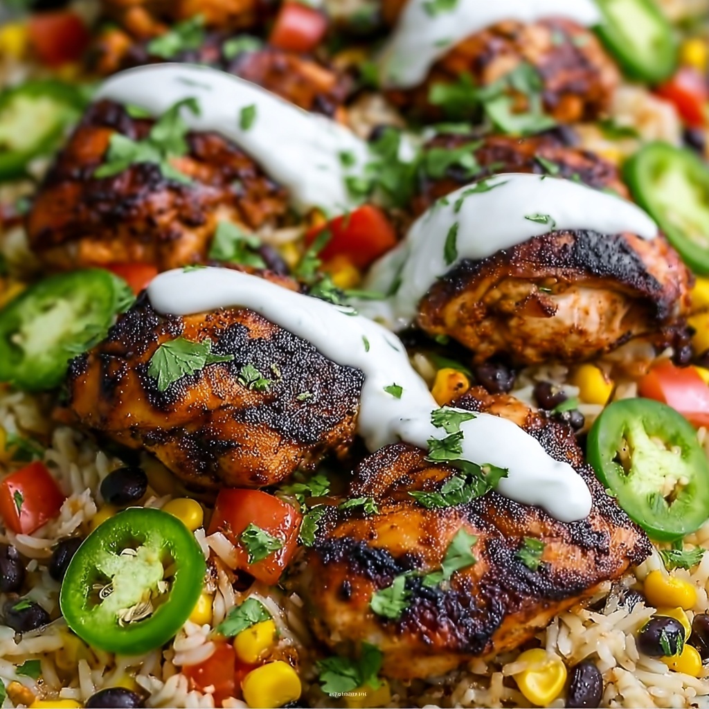 Cilantro Lime Chicken and Rice Recipe - Recipe Image