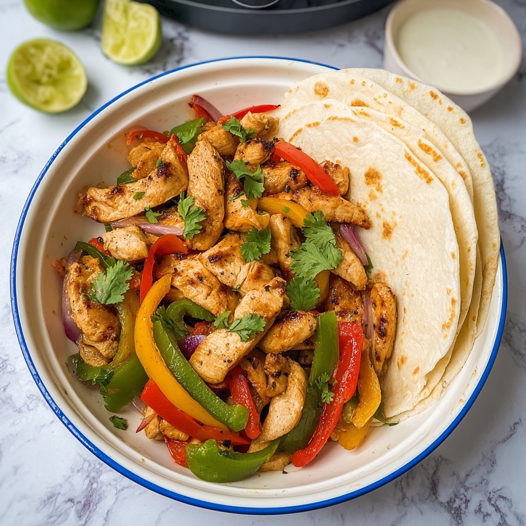 Air Fryer Chicken Fajitas Recipe - Recipe Image