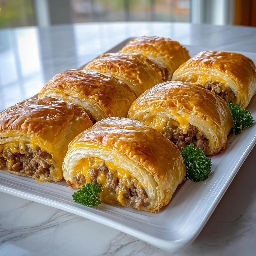 Delicious Breakfast Sausage Crescent Rolls Recipe - Recipe Image
