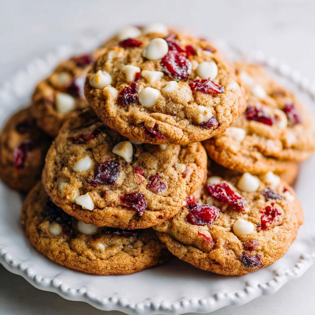White Chocolate Cranberry Cookies Recipe - Recipe Image