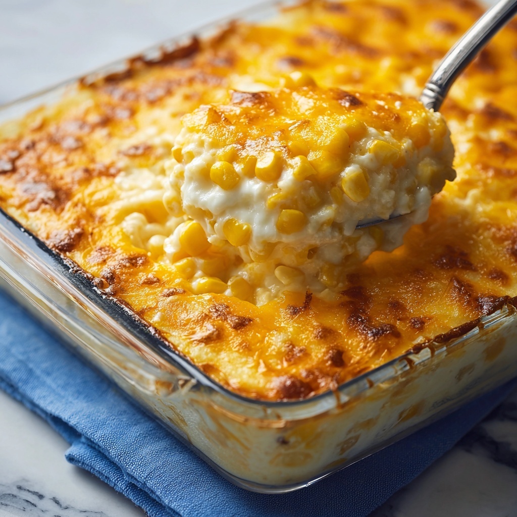Cream Cheese Corn Casserole Recipe - Recipe Image