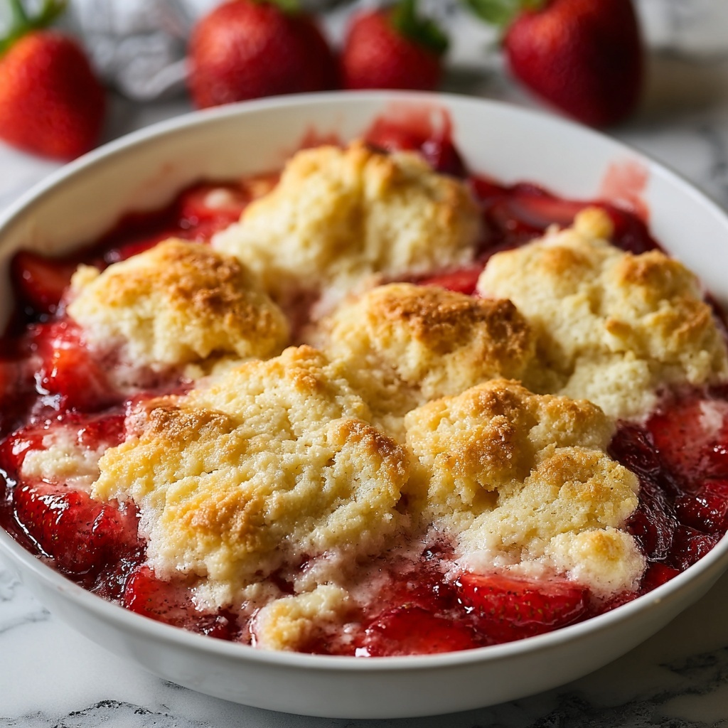 Strawberry Cheesecake Dump Cake Recipe - Recipe Image