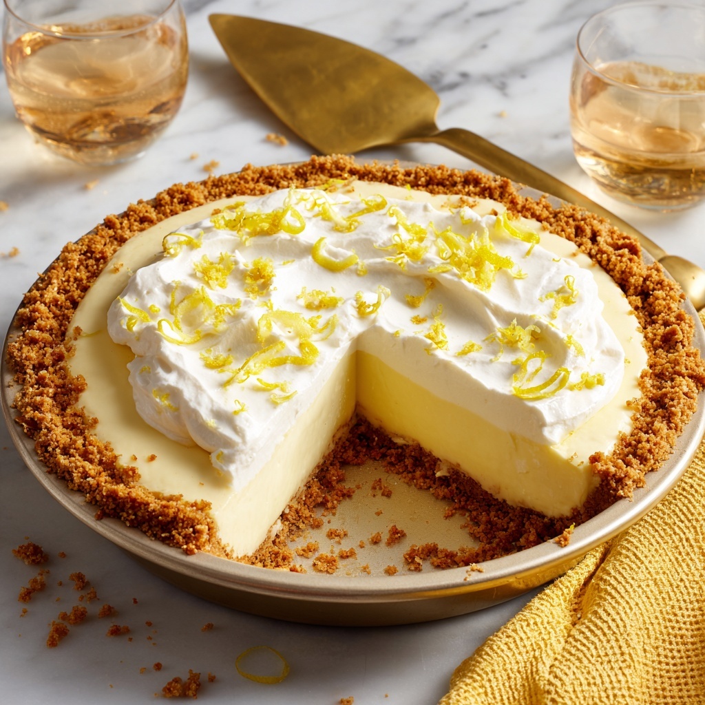 Classic Southern Lemon Icebox Pie Recipe - Recipe Image