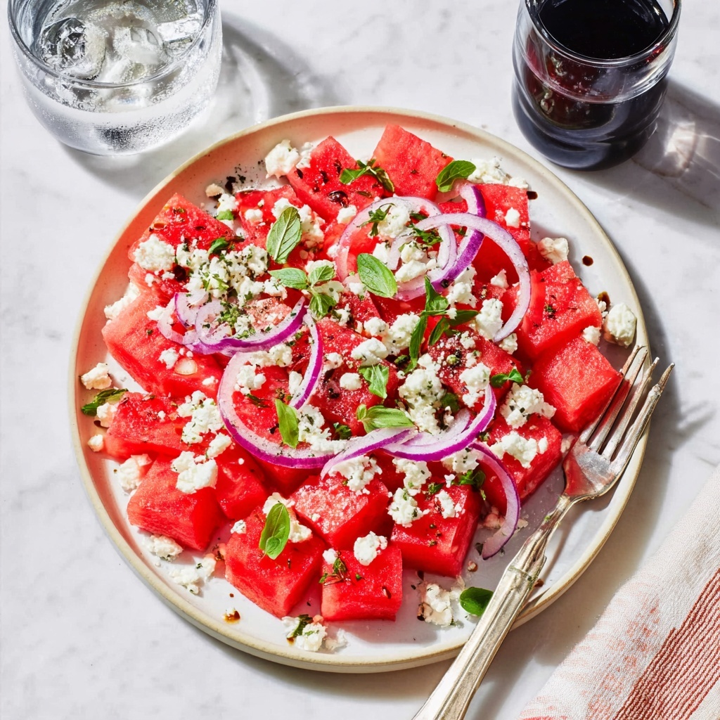 Watermelon Feta Salad Recipe - Recipe Image
