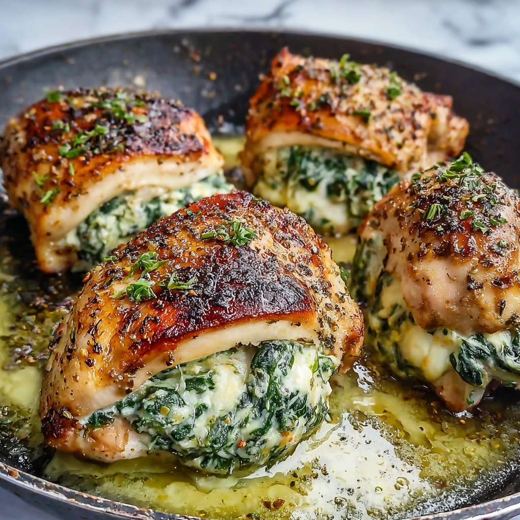 Spinach Artichoke Stuffed Chicken Breast Recipe - Recipe Image