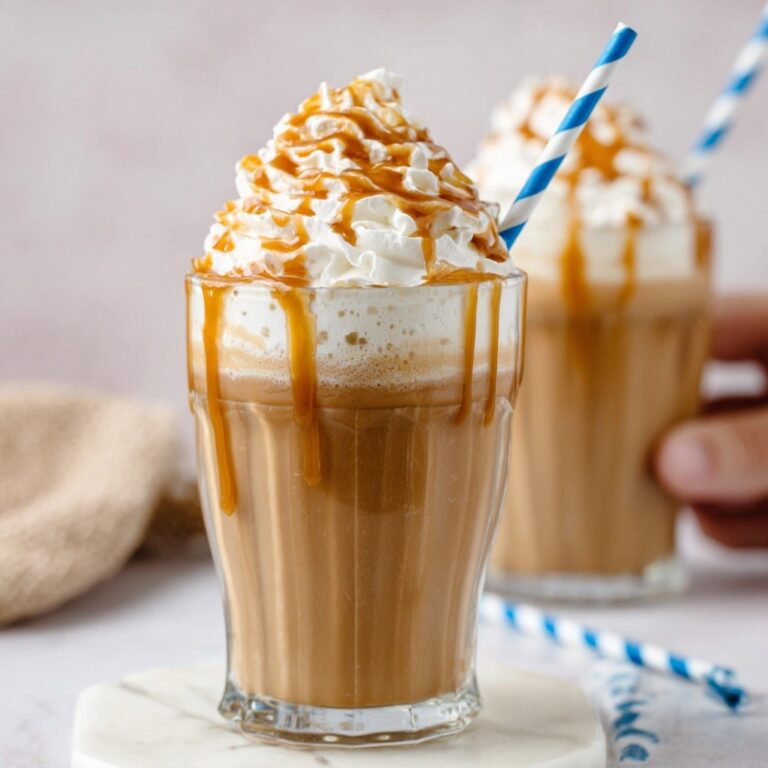 Homemade Caramel Frappes Recipe