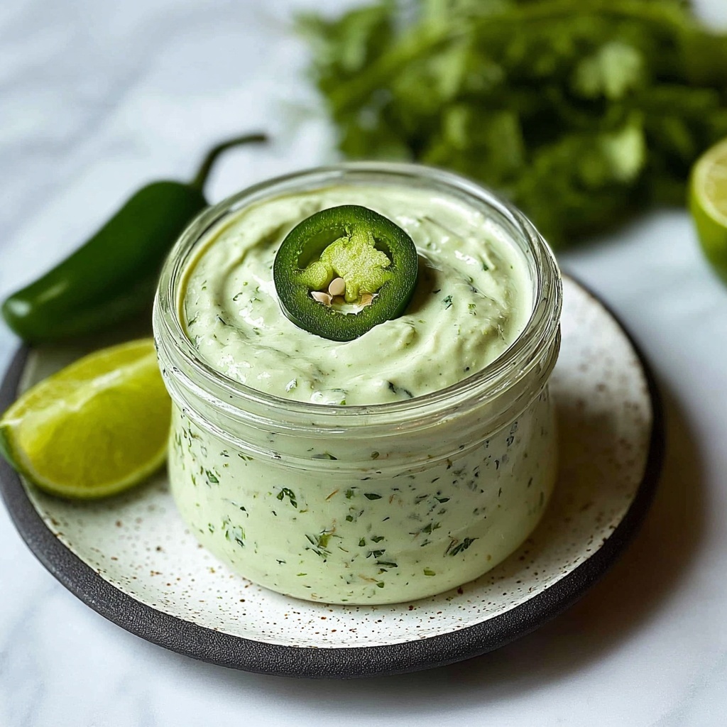 Creamy Cilantro Garlic Sauce Recipe - Recipe Image