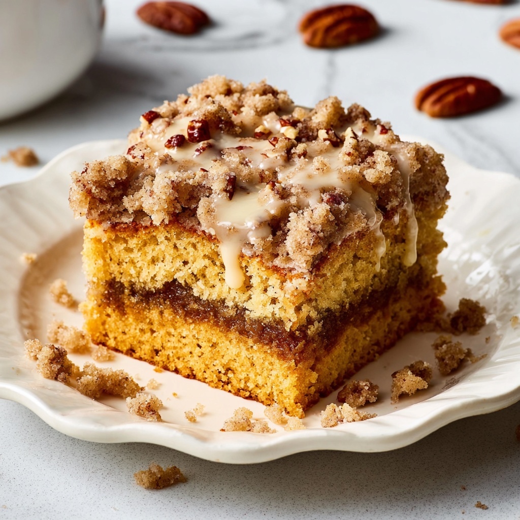 Pumpkin Coffee Cake with Maple Glaze Recipe - Recipe Image