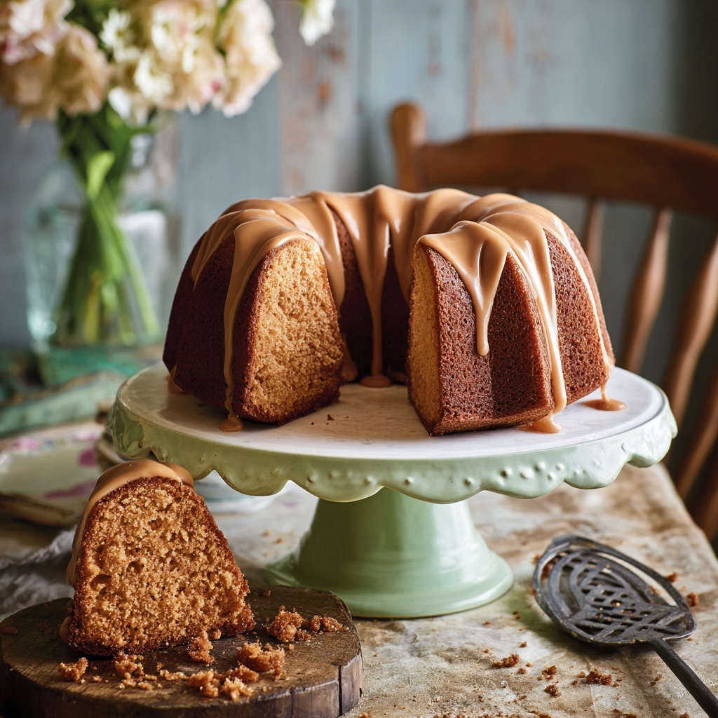 Brown Sugar Caramel Pound Cake Recipe - Recipe Image