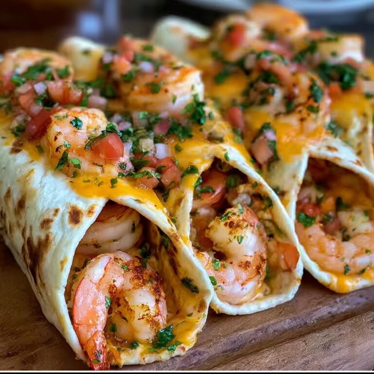 Loaded Shrimp Nacho Bomb Wraps with Shrimp and Cheese Recipe
