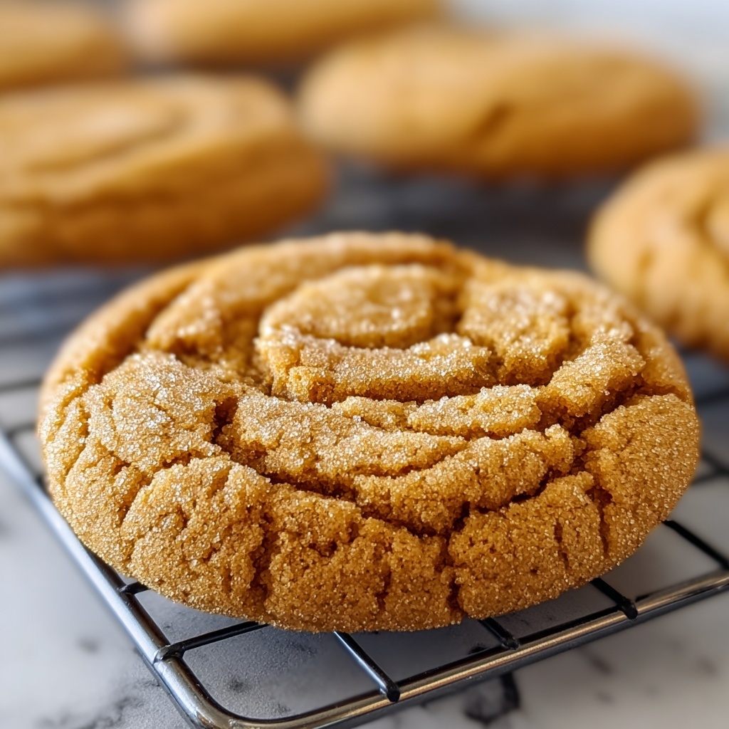 Thick and Chewy Peanut Butter Cookies Recipe - Recipe Image