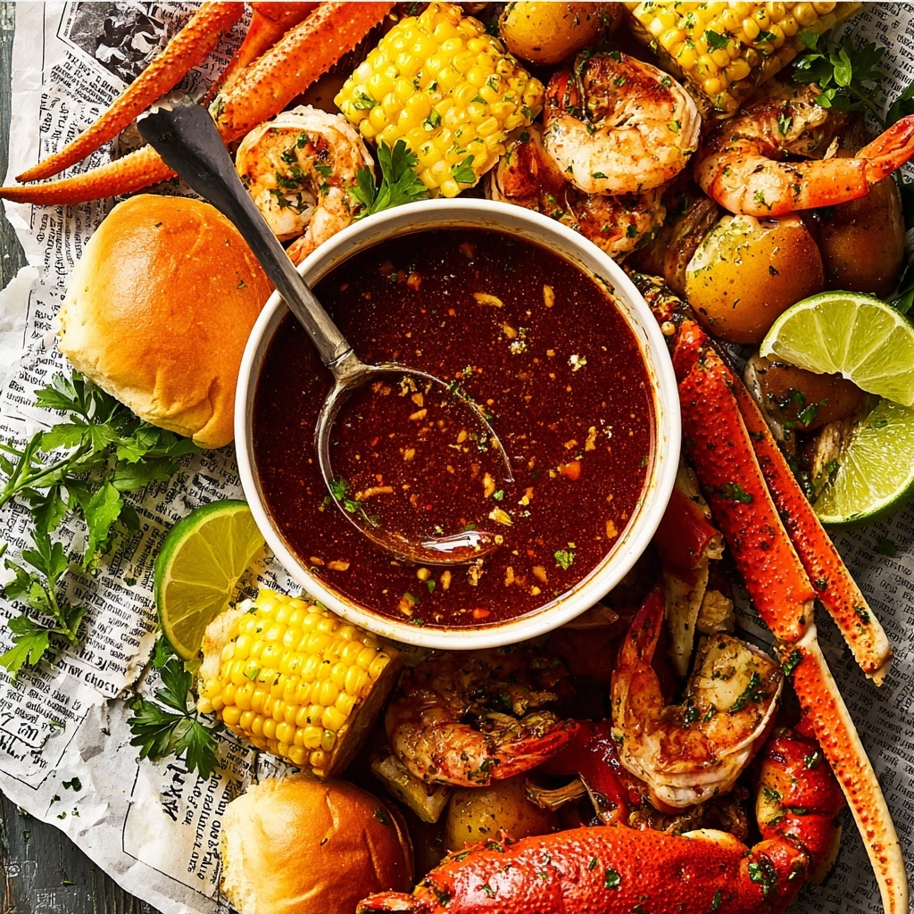 Seafood Garlic Butter Dipping Sauce Recipe - Recipe Image