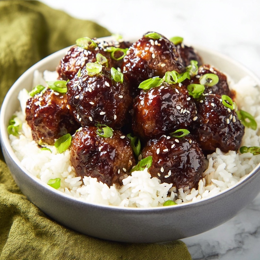 Korean Bulgogi Meatballs Recipe - Recipe Image
