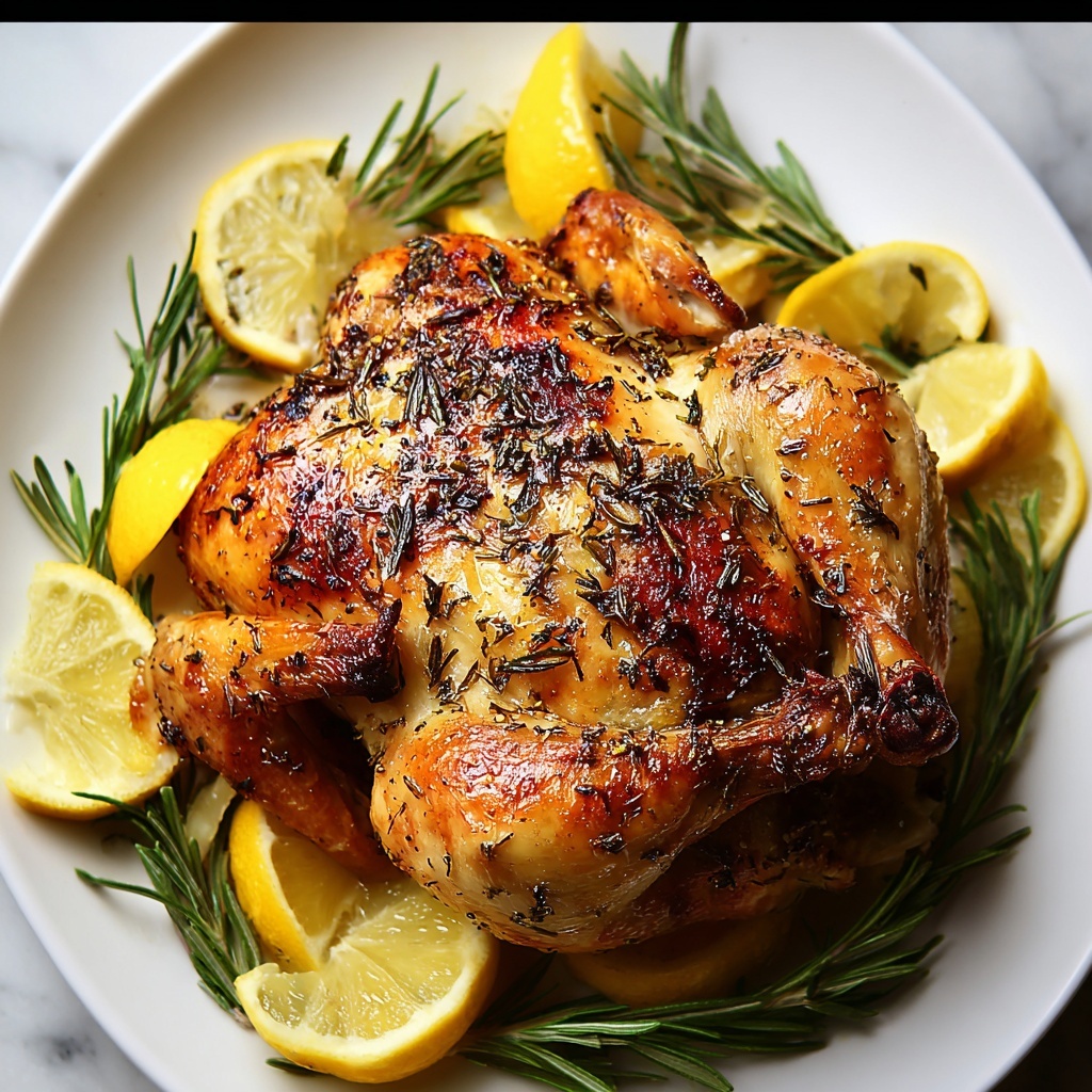 Lemon Herb Roasted Chicken Recipe - Recipe Image