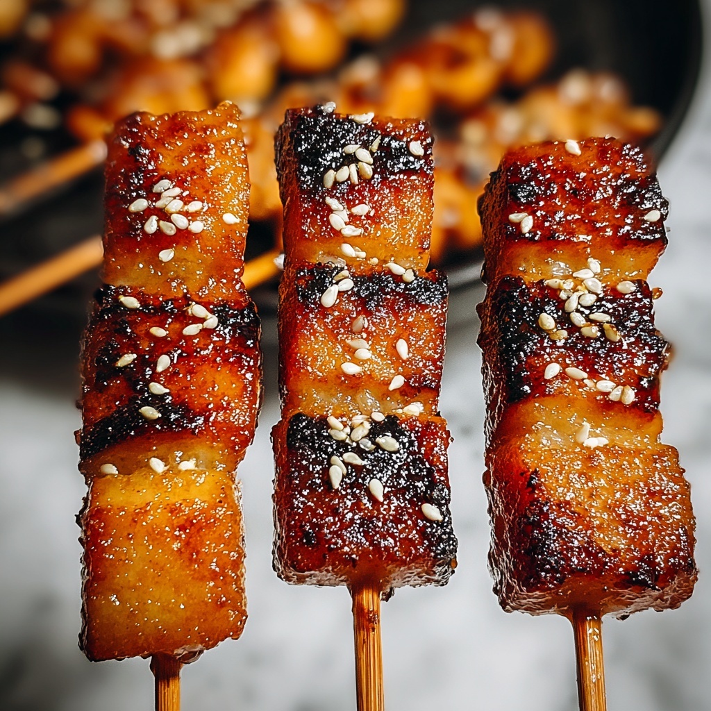 Tteokkochi (Korean Rice Cake Skewers) Recipe - Recipe Image