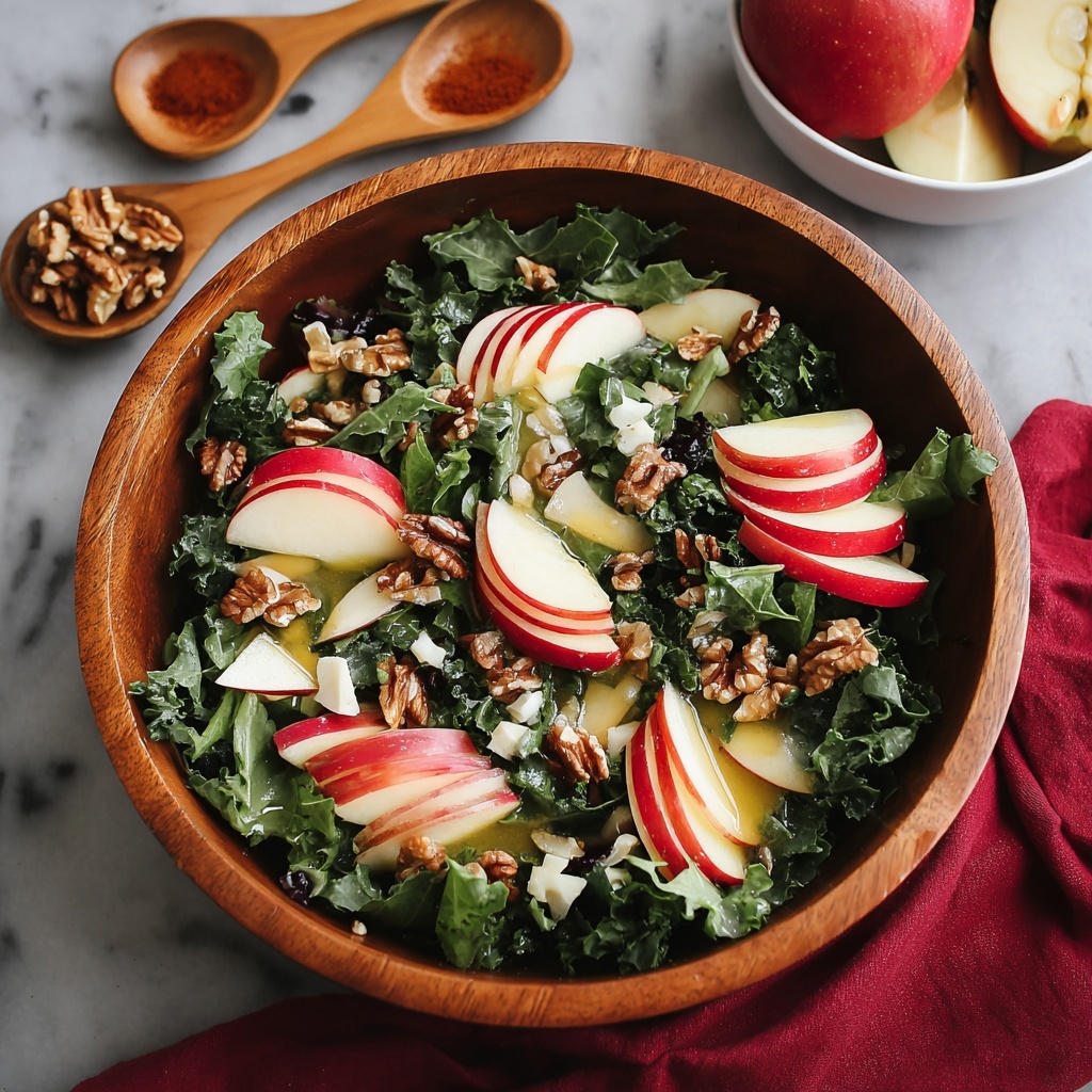 Apple Walnut Salad with Cranberries and Feta Recipe - Recipe Image