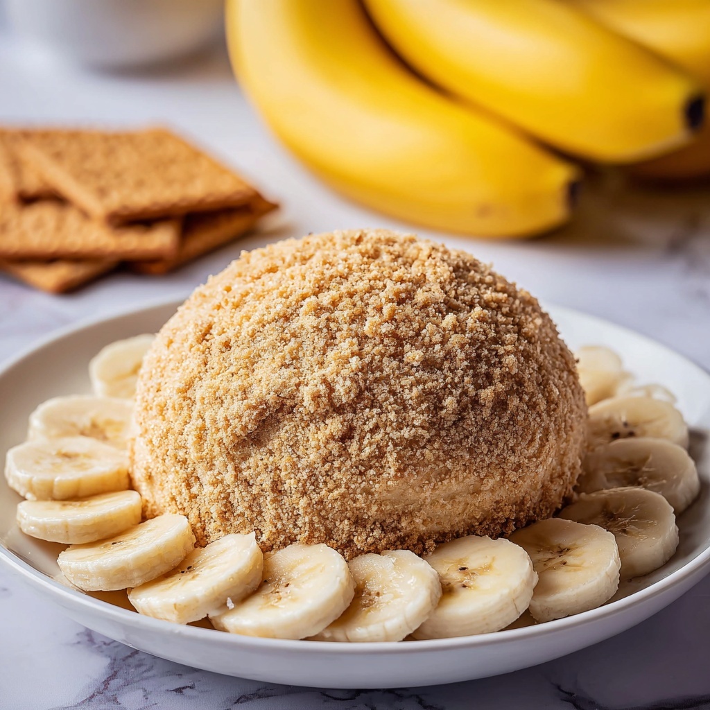 Banana Pudding Dessert Cheese Ball Recipe - Recipe Image