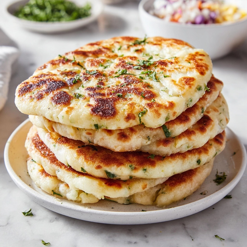 Garlic Flatbread Recipe - Recipe Image