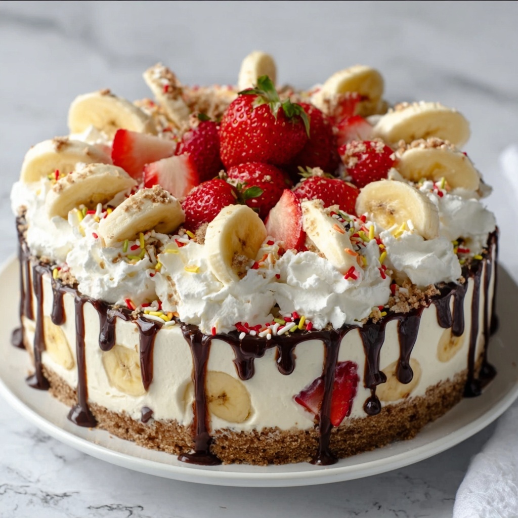 Banana Split Cheesecakes Recipe - Recipe Image
